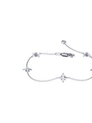Starry Lane Diamond Bracelet in Sterling Silver - Silver