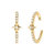 Starry Lane Diamond Ear Cuffs In 14K Yellow Gold Vermeil On Sterling Silver - Yellow Gold