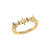 Starry Lane Diamond Ring In 14K Yellow Gold Vermeil On Sterling Silver - Yellow Gold