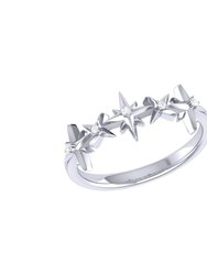 Starry Lane Diamond Ring In Sterling Silver - Silver