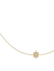 Starry Lane Layered Diamond Necklace In 14K Yellow Gold Vermeil On Sterling Silver