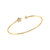 Starry Night Adjustable Diamond Cuff In 14K Yellow Gold Vermeil On Sterling Silver - Yellow Gold