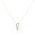 Twin Nights Crescent Diamond Necklace In 14K Yellow Gold Vermeil On Sterling Silver