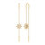 Twinkle Star Tack-In Diamond Earrings in 14K Yellow Gold Vermeil on Sterling Silver - Gold