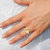 Virgo Maiden Blue Sapphire & Diamond Constellation Signet Ring in 14K Yellow Gold Vermeil on Sterling Silver