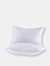 2 Pack Cotton Stripe Plush Bed Pillows