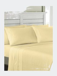 6-piece 1800 Series Sheets Set - Vanilla