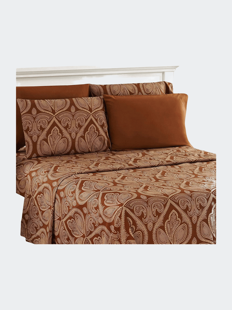 6-piece Paisley Sheet Set