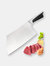7 Inch Stainless Steel Butcher Knife - Black/Stainless Steel