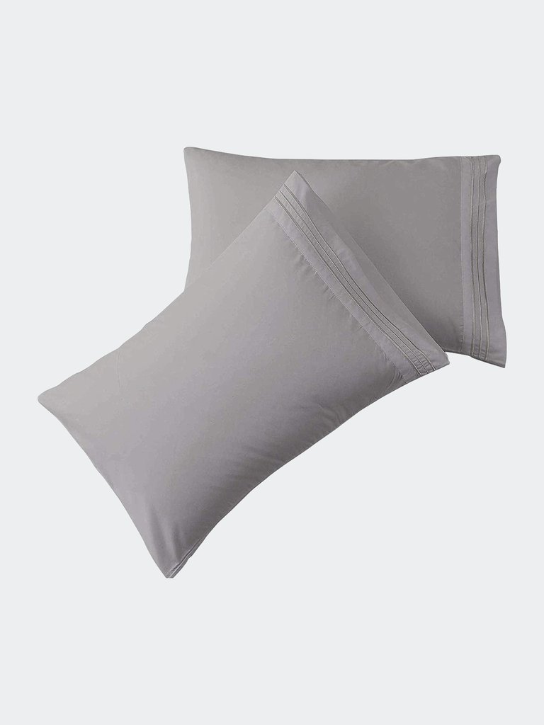 Pillowcase Set - Pack of 2 - Grey