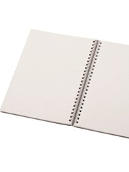 Luxe Bianco Wire-o A5 Notebook (White) (One Size)