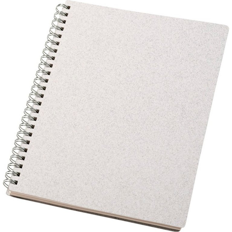 Luxe Bianco Wire-o A5 Notebook (White) (One Size) - White
