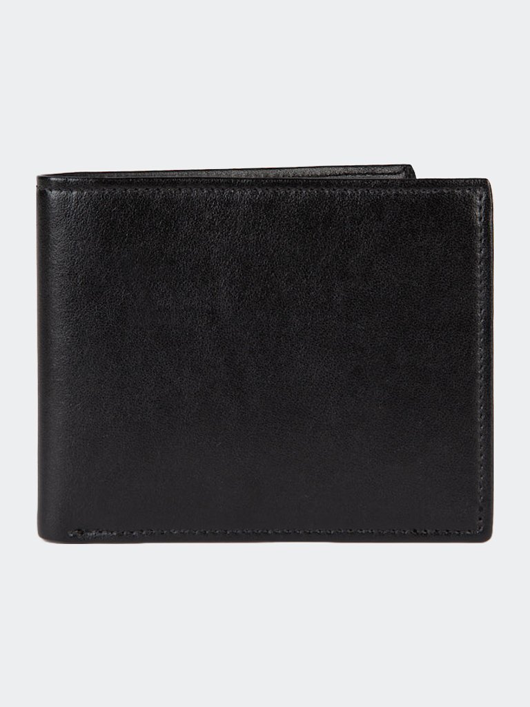 Black Billfold Wallet - Black