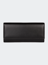 Black Continental Wallet - Black