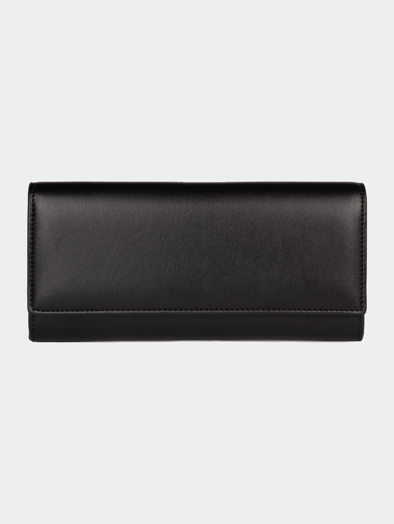 Black Continental Wallet - Black