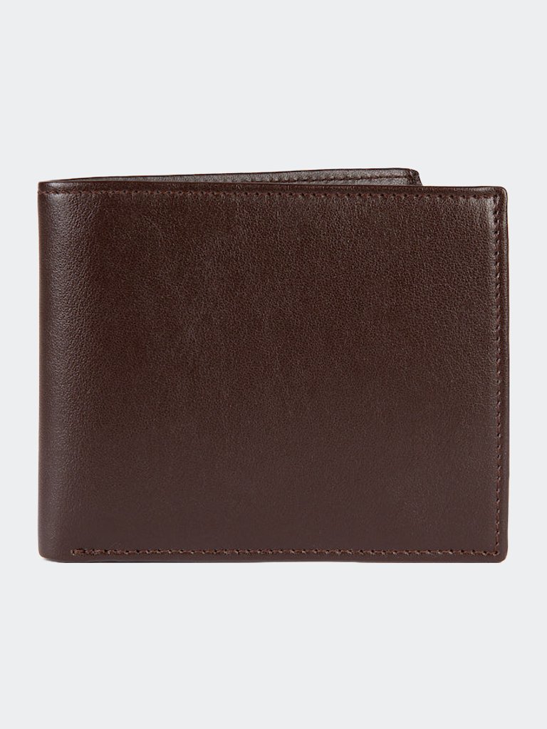 Brown Billfold Wallet - Brown