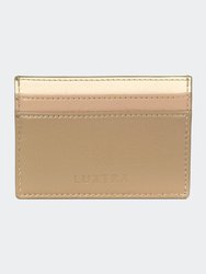 Cream Tricolour Card Holder - The Colvin - Cream