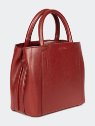 Dark Cherry Mini Handbag | The Nina