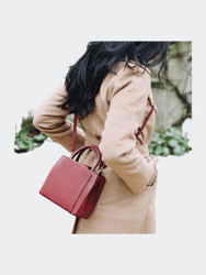 Dark Cherry Mini Handbag | The Nina