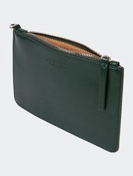 Ivy Green Smooth Pouch | The Junko