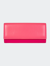 Pink Tricolour Continental Wallet - Pink