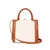 Tan & Cream Mini Handbag | The Nina