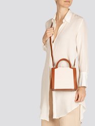 Tan & Cream Mini Handbag | The Nina - Tan Brown