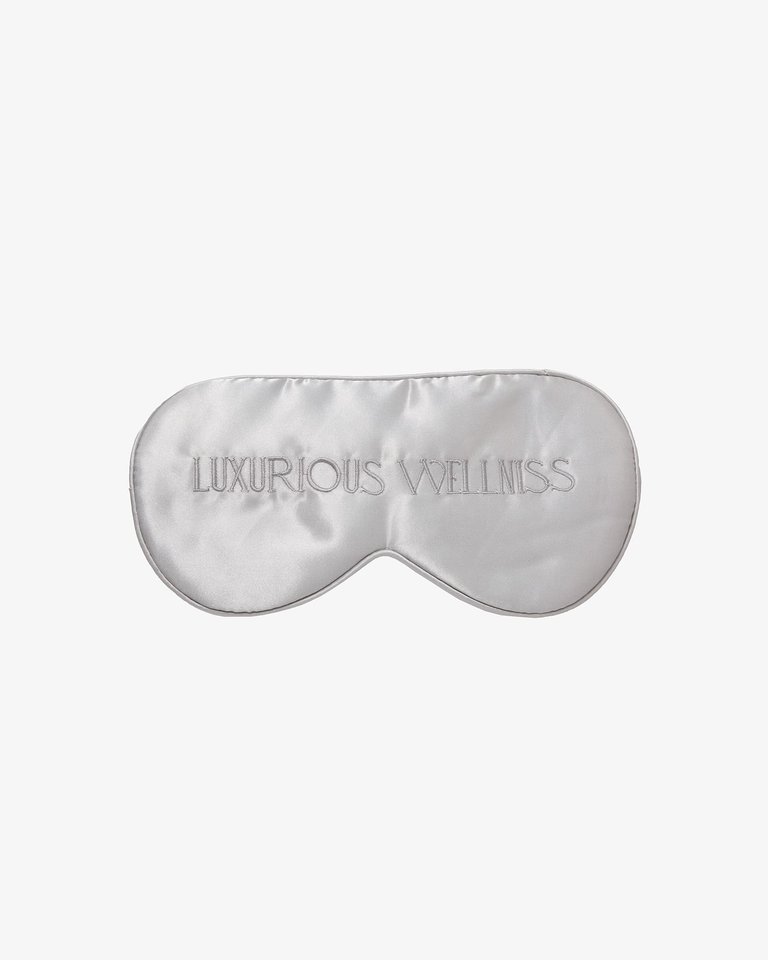 Luxurious Wellniss - Sleep Mask - Silver