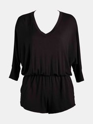 Sabina Romper - Black