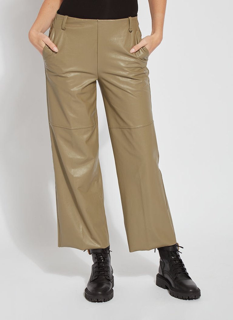 Aimee Vegan Pant - Cargo Green