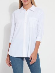 Belynda Button Down Shirt - White