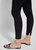 Black Fennel Ankle Slit Legging