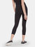 Black Flattering Cotton Crop Legging (Plus Size)