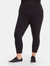 Black Flattering Cotton Crop Legging (Plus Size)