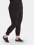 Black Flattering Cotton Crop Legging (Plus Size)