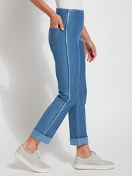 Boyfriend Repreve Denim (Repreve® Knit Denim) - Light Wash (Denim)