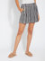 Cannes Pleated Short - Wavy Stripe