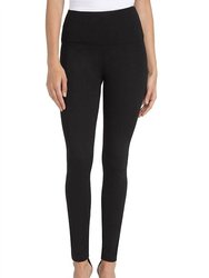 Center Seam Ponte Legging - Black