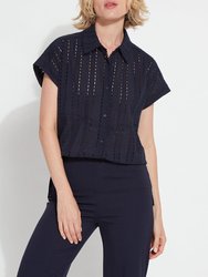 Cornet Cotton Eyelet Top