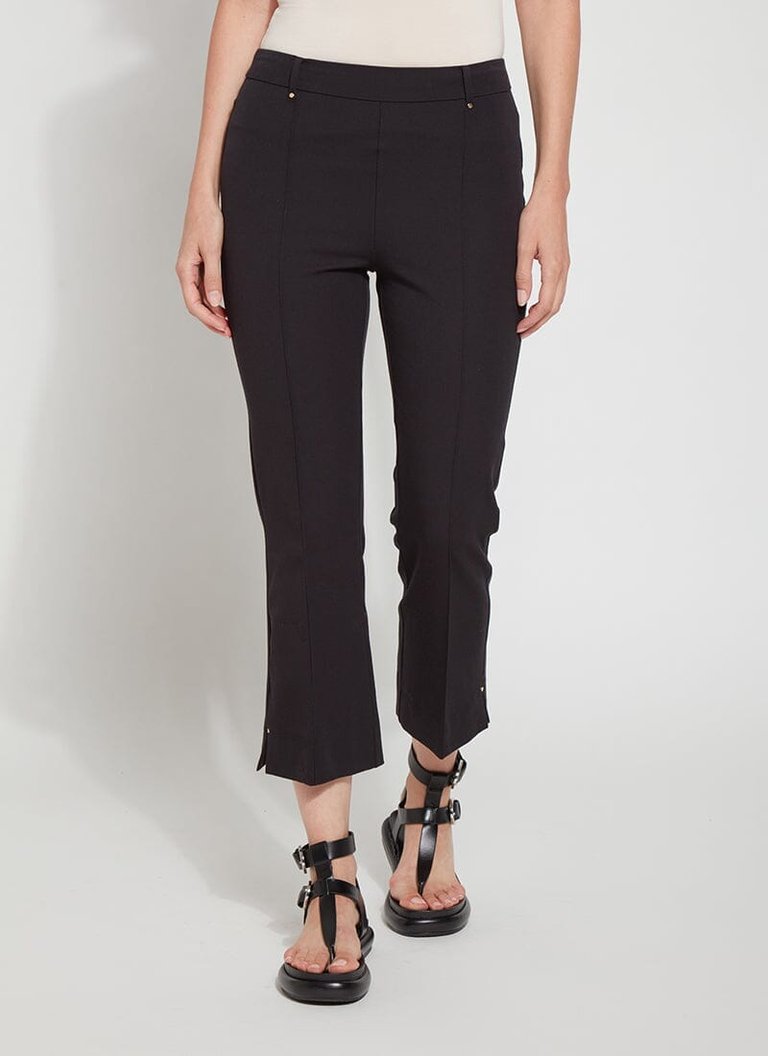 Cropped Amanda Bootcut - Black (25" Inseam) - Black