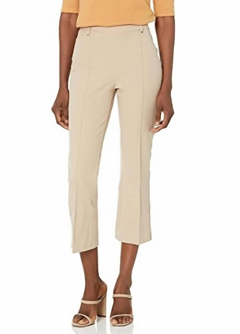 Cropped Amanda Bootcut Pant - Sharp Khaki