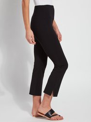 Cropped Kick Flare - Black