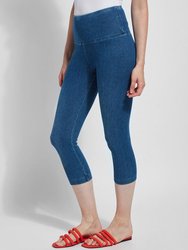 Denim Capri (Plus Size)