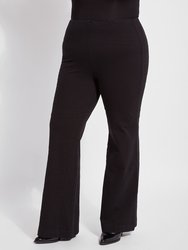 Denim Trouser (Plus Size) - Black
