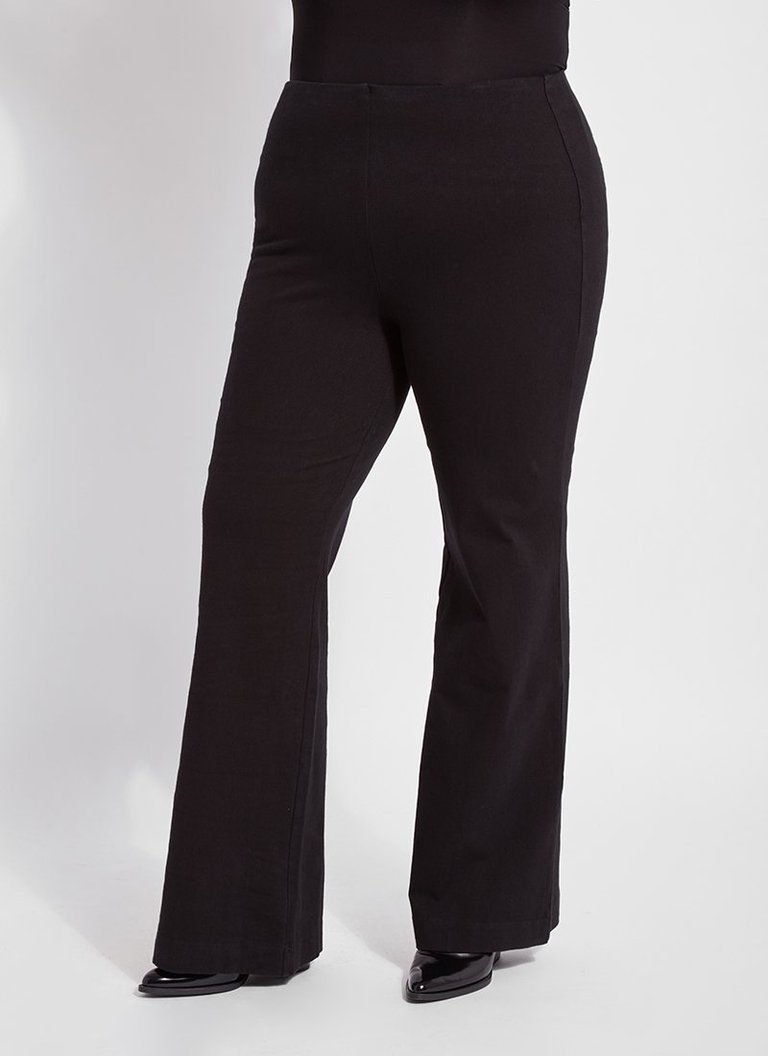 Denim Trouser (Plus Size) - Black