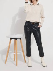 Diana Shirt With Contrast Trim In Crisp Chino