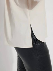 Diana Shirt With Contrast Trim In Crisp Chino