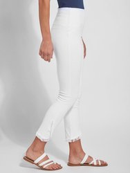 Fringe Tulip Hem Denim