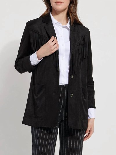 Lysse Heidi Fringe Vegan Suede Blazer product