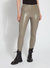 Hi Waist Vegan Leather Legging - Underland Taupe